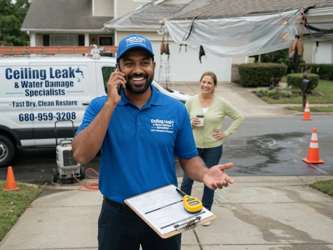 Ceiling Leak Cleanup Owanka, SD FAQs
